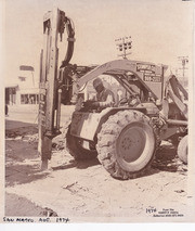 Asphalt Breaking on San Mateo Ave, 1974