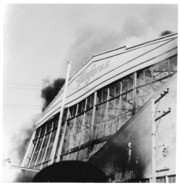 Fire at Tanforan Racetrack, July 31, 1964