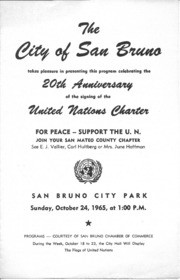 20th Anniversary of the Signing of the United Nations Charter, October 24, 1965
