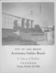 City of San Bruno Anniversary Fashion Brunch: Fifty Years of Fashion, October 25, 1964