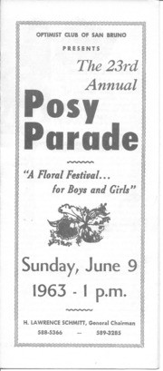 23rd Annual Posy Parade, June 9, 1963