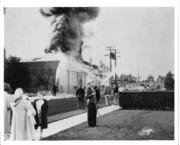 San Bruno Fire Department Responds to Fire, ca. 1949