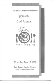 2nd Annual Tastes of San Bruno, June 18, 1998