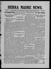 Sierra Madre News 1908-01-31