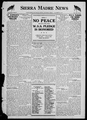 Sierra Madre News 1918-11-29