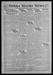 Sierra Madre News 1925-05-01