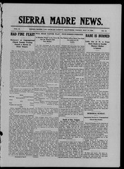 Sierra Madre News 1908-05-22