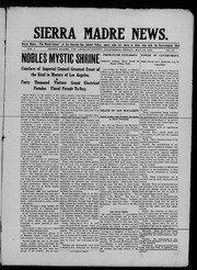 Sierra Madre News 1907-05-10