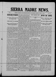 Sierra Madre News 1907-05-31