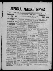 Sierra Madre News 1907-03-29