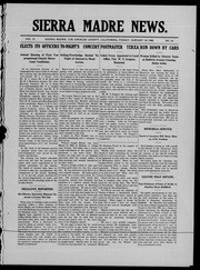 Sierra Madre News 1908-01-10