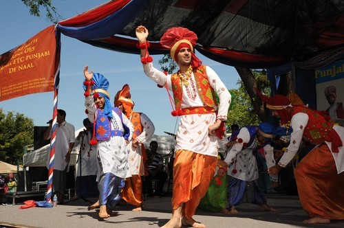 All Boys Bhangra Team Performance