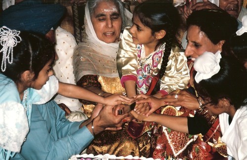 Amar Kaur Cutting the Cake