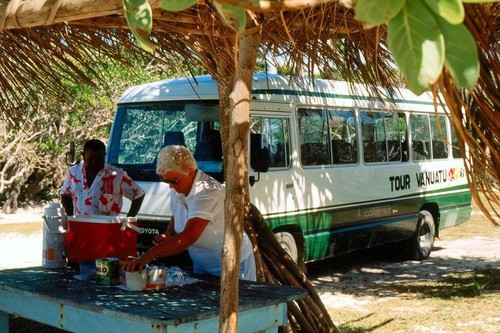 Rest Stop on Tour of Part of Efate Island