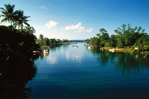 Sarakata River, Santo Town