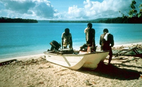 Three Fishermen in Port Olry