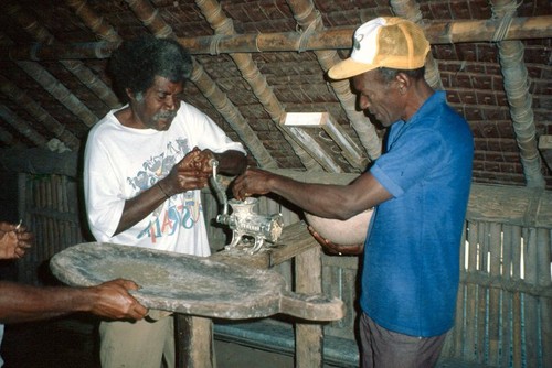 Kava Grinding with a Meatgrinder