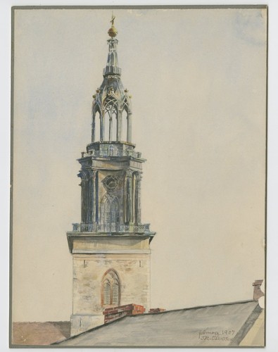 J.R. Davidson: Church Steeple (Posen, Poland)