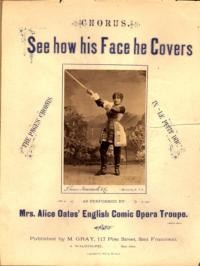 See how his face he covers : the pages' chorus in "Le Petit Duc"