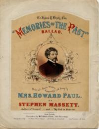 Memories of the past : ballad / words and music ... by Stephen Massett