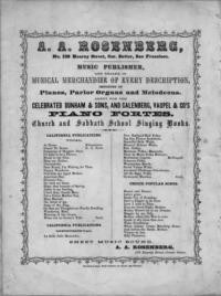 Ad for A.A. Rosenberg