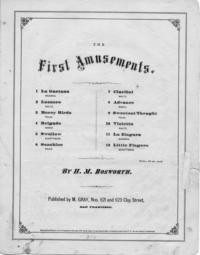 Little fingers schottische : first amusements, no. 12 / H. M. Bosworth