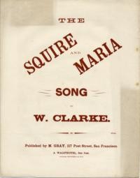 The squire and Maria / arranged by W. Clarke