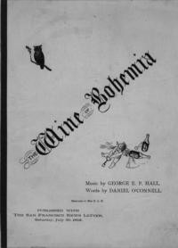 The wine of Bohemia / music by George E.P. Hall ; words by Daniel O'Connell