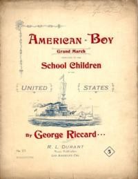 The American boy : grand march / by George Riccard