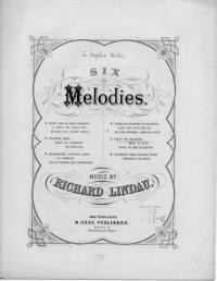 Peace, my beloved! = Près d'elle = Ruhe in der Geliebten / translation by D. Nesfield ; music by Richard Lindau