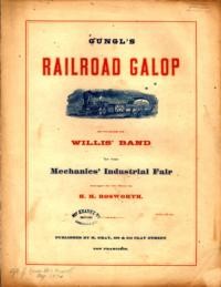 Gungl's railroad galop / arranged for the piano by H. M. Bosworth