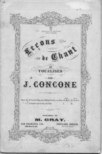 50 leçons de chant : op. 9, book III / J. Concone