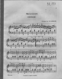 Tra-la-la-loo schottisch / arranged by H. S. Krouse