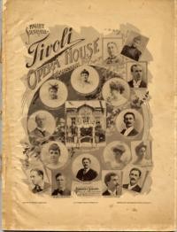 Faust souvenir, Tivoli Opera house, Admission Day, Sept. 9th, 1895