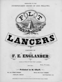 Friendship, love and truth : Lancers quadrille / composed by F. E. Englander