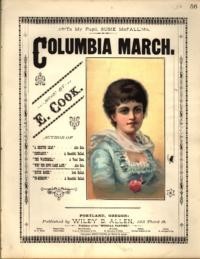 Columbia march / music by E. Cook