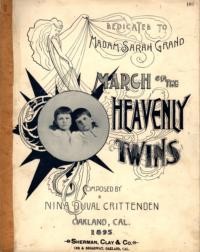 March of the heavenly twins / composed by Nina Duval Crittenden