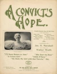 A convict's hope : a beautiful descriptive song with waltz chorus / composed by Jas. H. Marshall and Walter Wolff