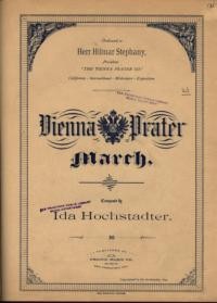 Vienna prater march / composed by Ida Hochstadter