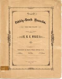 The pebbly-beach mazurka : for the piano / by E. C. E. Vile