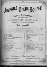 Waltz song : (3 cousins.) La Perichole. / Offenbach ; Ad. Dorn