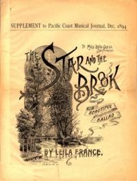 The star and the brook : song / author of words unknown ; music by Leila France