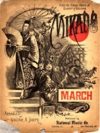 Mikado march / arr. by Gustave A. Joseph