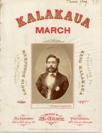 Kalakaua march / composed by L. Bödecker