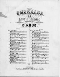 Taubert's cradle song : Schlaf in guter ruh : Emeralds, no. 19 : op. 186 / [arr. by] D. Krug