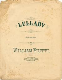 Lullaby / words and music by William Piutti