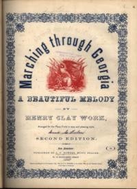 Marching through Georgia : a beautiful melody / by Henry Clay Work