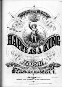 Happy as a king / words and music by Stephen Massett