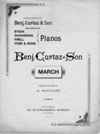 Benj. Curtaz and Son March / G. Sauvlet