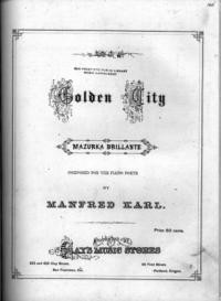 The Golden City : mazurka / Manfred Karl